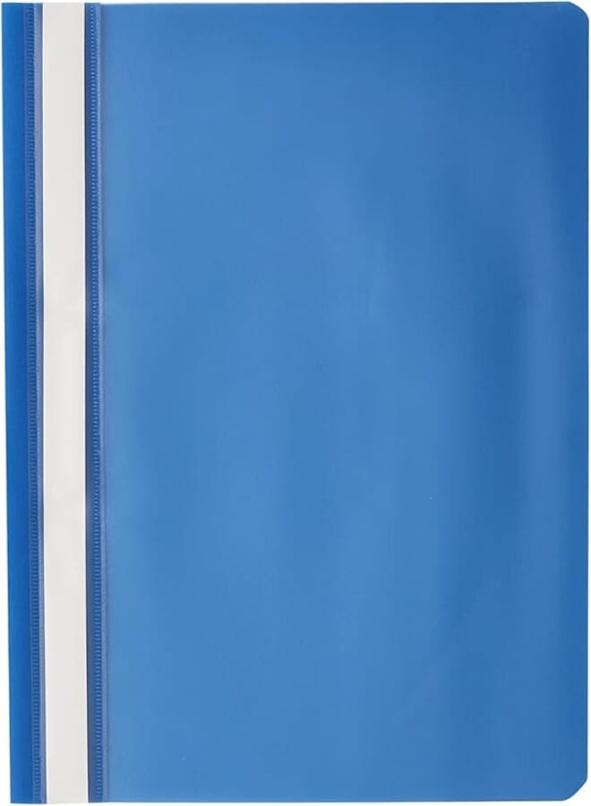 Sasco Plastic Files Fluscap Size - Pack of 12 - Blue
